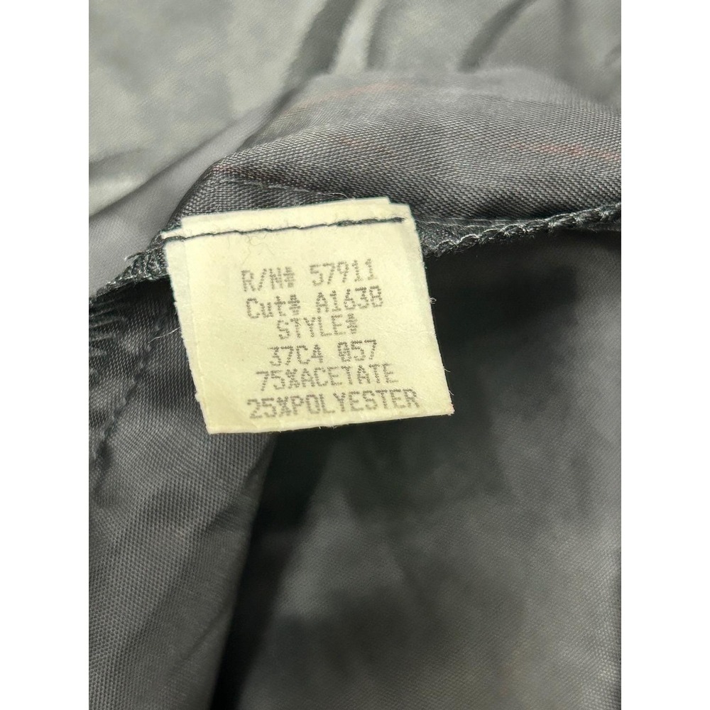A list by Wrapper‎ 7 Black Rose Jacquard Sheath Maxi Dress Formal Evening Y2K - Picture 7 of 8
